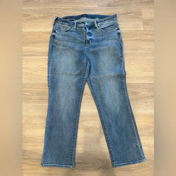 NYDJ Sheri Slim Lift X Tuck Jeans Size 14 - Picture 3 of 9
